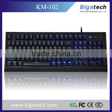 anti-ghost input tri-color led gaming keyboard