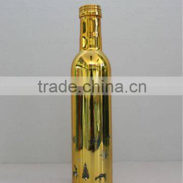 CUSTOMIZED BEVERAGE ELECTROPLATING GLASS BOTTLE