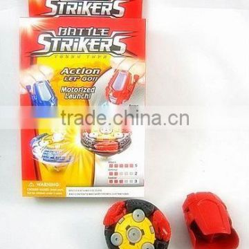 2011HOT SALES!!! B/O (BATTERY OPERATED) BATTLE TOPS/THE BATTLE STRIKERS ,SPINNING TOP,50% shipping off,Item #202950