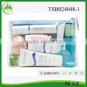 Popular 2016 Hot Sell PVC Clear Cosmetic Bag Toilet Articles Bag photo-2