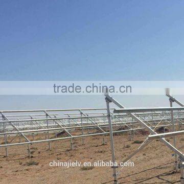 2015 ground support system for piling/linkage skew single axis solar tracking support system/best price solar