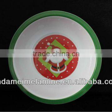 Cheristmas ware plastic mixing bowls melamine ware