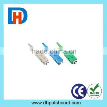 2.0mm SC UPC singlemode simplex fibra optica connector