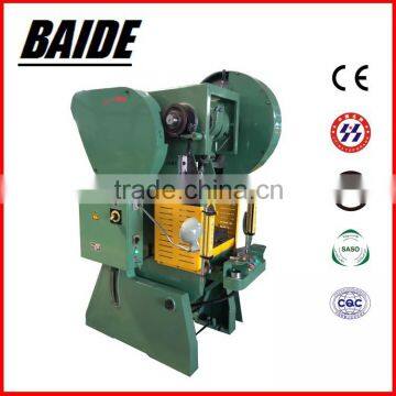 J23-60T\80T hole stamping press machine for aluminum profile\stainless steel\iron with high speed