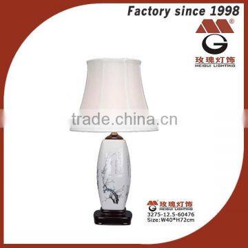 ceramic room light zhongshan table lamp