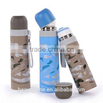 2015 stainless steel insulated bottle , drink bottle tea infused vacuum insulated water bottle/thermos flask