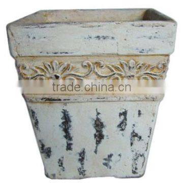 antique good sell square painting pot and vase