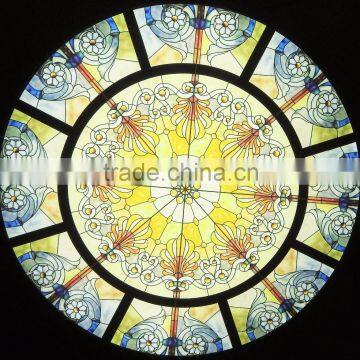 60cm indoor use customize color printing round led panel chandelier