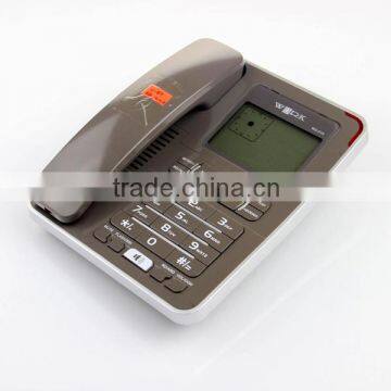 Factory direct hands free remote control 2 line caller id box