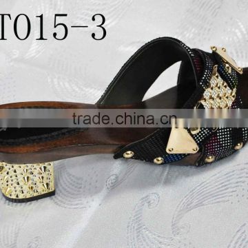 T015-3 top quality woman slipper shoes 2015