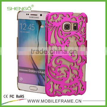 PC Hollow shape Cell phone cases for Samsung S6 Edge