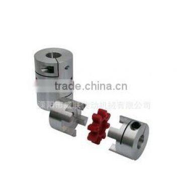 Mechanical transmission stepper motor flexible Rotex jaw coupling in high quality.