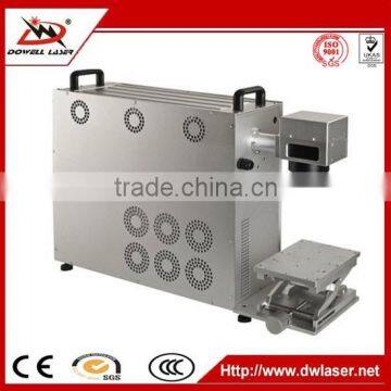 Dowell mini portable fiber laser marking machine for sale/metal materials laser marking machine