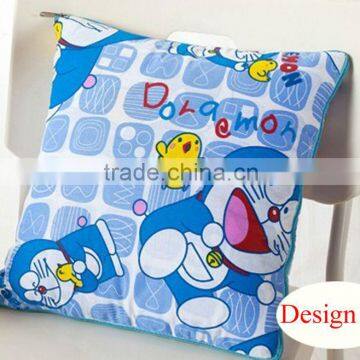 Cartoon style practical lovely kids folding cushion pillow