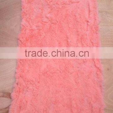 Customized color 100% genuine rex rabbit fur plate for garments