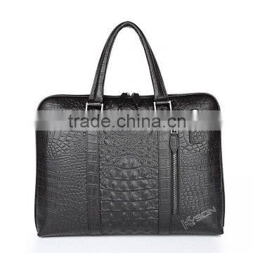 Crocodile skin soft trend leather brand name handbag