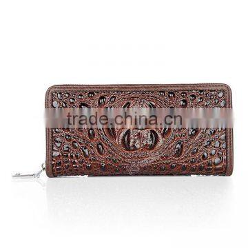 Crocodile skin young men wallet genuine leather