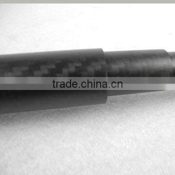 3K Section 3 Pipe Carbon Fiber Telescopic Pole With Twill Carbon Fiber Casing photo-3