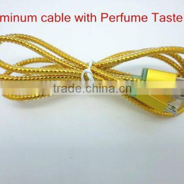 Newest Aluminum perfume micro round cable