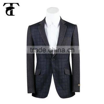 Skinny Fit Blazer/men lapel jacket/clothing supplier china/Corduroy Polyester