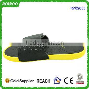 Black Popular Slippers For Men Cheap Indoor Flip Flops photo-4