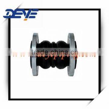 Rubber Expansion Joint Double Sphere With Galanzied Flange