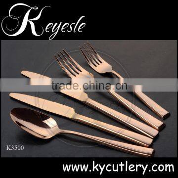 Black Flatware Set,cutlery Gold Plated 24 Pcs,black Cutlery photo-2