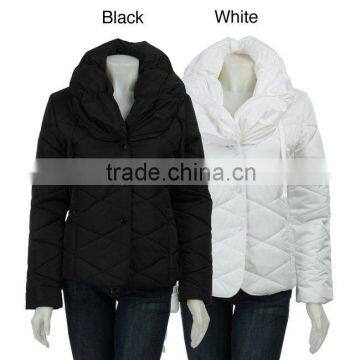 Women's winter Custom plani Quilted Puffer Jacket OSC168 wholesale coat