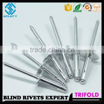 HIGH QUALITY FACTORY L/F HEAD TRIFOLD BLIND RIVETS FOR GLASS CURTAIN WALL