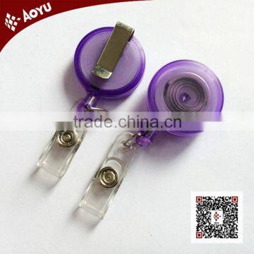 high quality retractable badge holder pull key reel