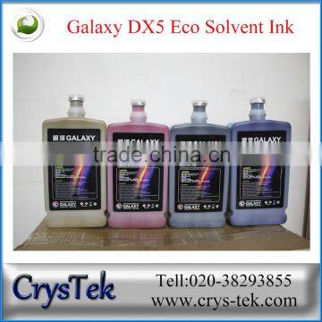 Galaxy eco solvent ink for DX5 printer for espon print head