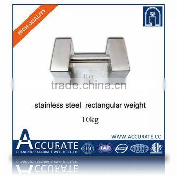 F1 F2 M1 class OIML standard stainless steel test weight 20kg 10kg 5kg rectangular weight