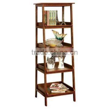 Supermarket 4 Tier Wood Display Shelf
