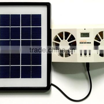 HF-606 (0011)New Developed Solar Portable Cooling Interior Car Fan Dubai Solar Powered Auto Fan Exhaust Cool Solar Fan