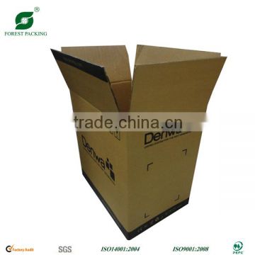 B FLUTE BROWN CORRUGATED SHIPPING BOX