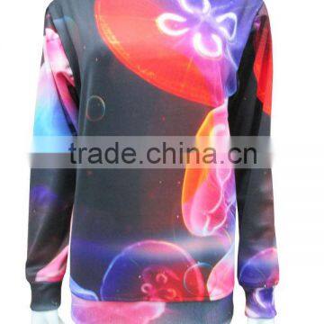 High quality printed hoodies for women/fashion custom sublimation hoodies /sweatshirts from china supplier