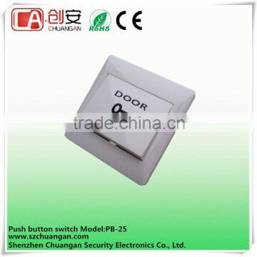 Automatic Reset Push Button Alarm Door Exit Button for access control system door open button