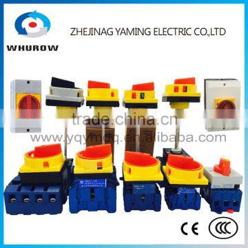 Isolator disconnect rotary cam switch high voltage 25-100A electronic industrial autotransformer waterproof control box