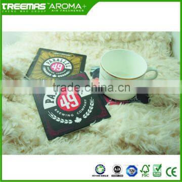 The most popular CMYK logo printing customize design paper coaster with factory direct price