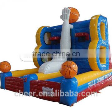 Cheer Amusement Basketball Shooting Full Court Children inflatable costume