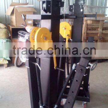 Outdoor or Indoor Portable Stage Legs Line Array Lift 250kg Speaker Crank Stand photo-3