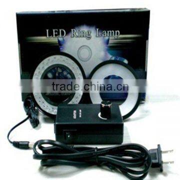 LED-480 industrial stereo zoom microscope design Ring lamp