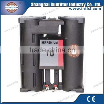 Screw air compressor parts compressed air water and oil separator