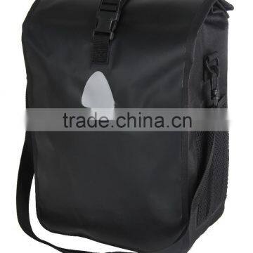 AZO free bike trunk luggage bag,high quality bicycle single rear rack bag (CB-7028-Black)