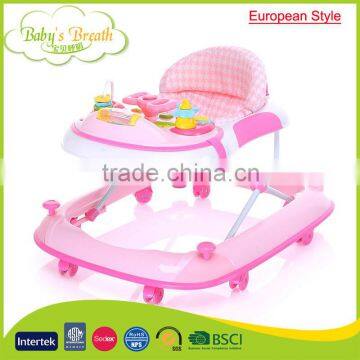 BW-08A european style 360 degree rotating baby walker with safety belt                        
                                                Quality Choice