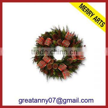 Christmas decoration artificial wreaths wholesale willow wreath