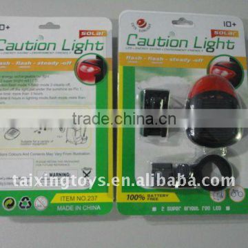 solar power caution light