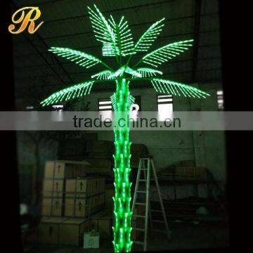 LED outdoor lighted palm tree
