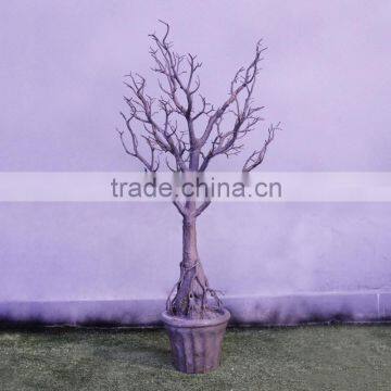1m Gray Bare Tree Potting Festival Decoration