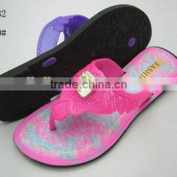 Best Price Women Flipflops with Various Colors,2014 Hot Selling Black shoes